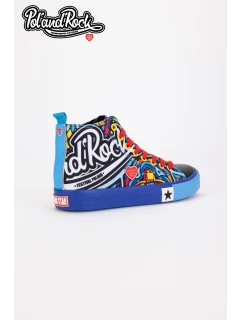 Trampki Pol'and'Rock Festival X Big Star SS174500 Niebieskie