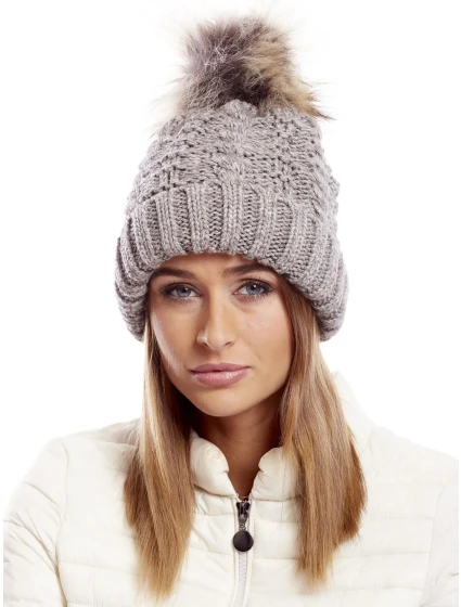 Dámska čiapka AT CZ 1716501 36 svetlo hnedá