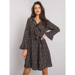 Šaty DHJ SK 13891A 1.10P čierna a béžová Šaty DHJ SK 13891A 1.10P čierna a béžová