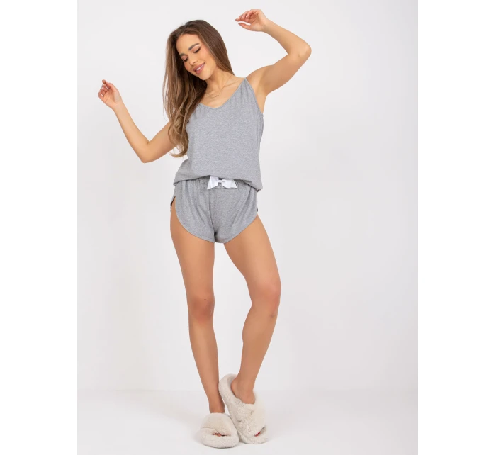 Pyžamo RV PI 7398.89P sivé