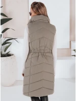 Dámská prošívaná vesta zelená Dstreet model 21966325 - FashionStreet
