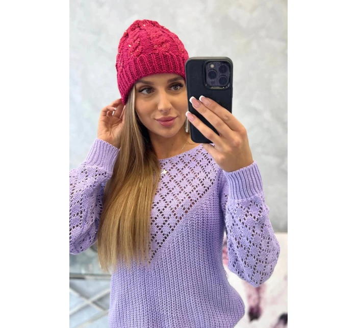 Dámska čiapka Kalina K362 fuchsiová Dámska čiapka Kalina K362 fuchsiová