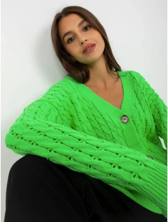 Dámsky sveter LC SW 8036 fluo zelený