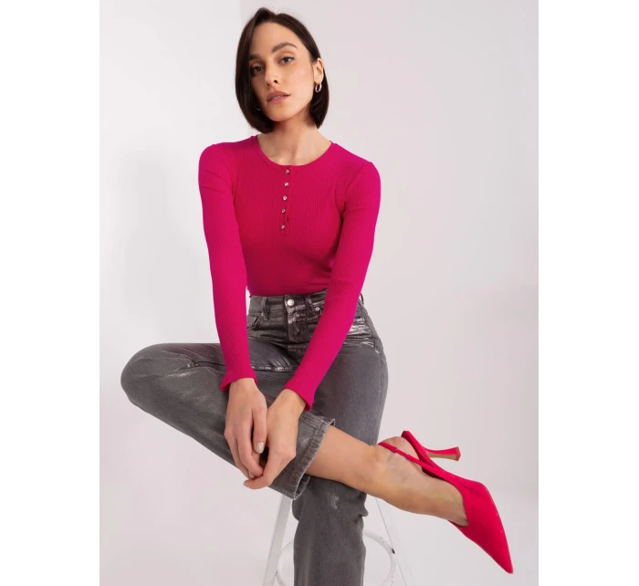 Bluzka RV BZ model 19040921 fuksjowy - FPrice Bluzka RV BZ model 19040921 fuksjowy - FPrice