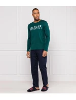 Pánské pyžamo model 20958410 zelené - Tommy Hilfiger Pánské pyžamo model 20958410 zelené - Tommy Hilfiger