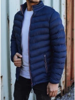 Pánska prechodná prešívaná bunda tmavomodrá TX4934