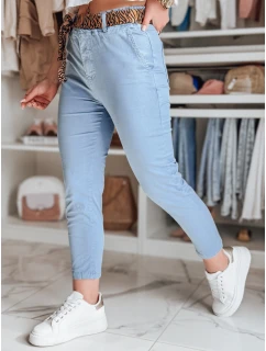 Dámské kalhoty s páskem modré Dstreet model 21987153 - FashionStreet