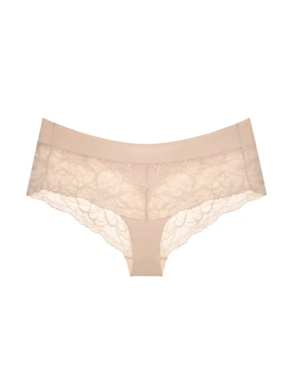 Dámske body Make-Up Illusion Lace Shorty - BROWN - light beige 00NZ - TRIUMPH