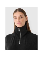 Dámska velúrová mikina 4F 4FRAW24TSWSF2054-20S bez kapucne