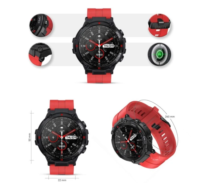 Chytré hodinky model 21804843 - Gravity Chytré hodinky model 21804843 - Gravity