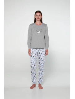 Pyžamo s dlouhými rukávy model 18938305 - Vamp