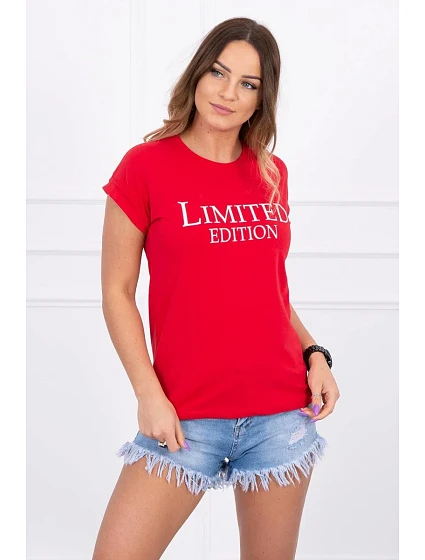 Limitovaná edice červené halenky