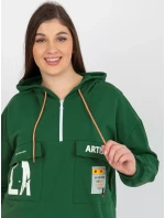 Mikina RV BL model 18385423 tmavě zelená - FPrice Mikina RV BL model 18385423 tmavě zelená - FPrice