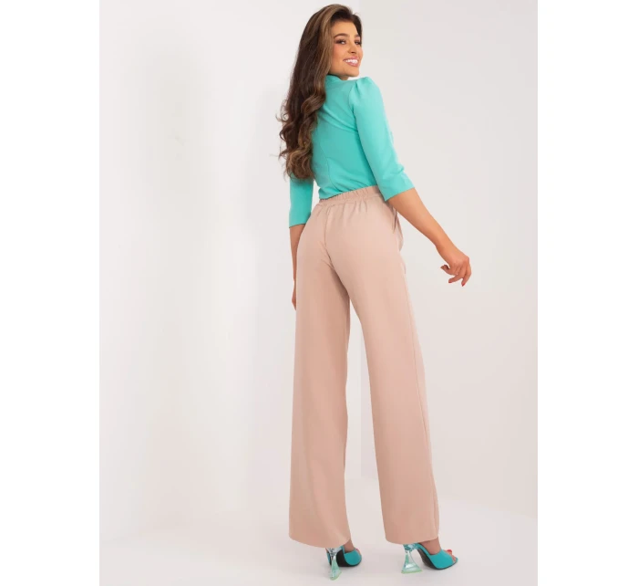 Spodnie WN SP model 19525626 camelowy - FPrice Spodnie WN SP model 19525626 camelowy - FPrice