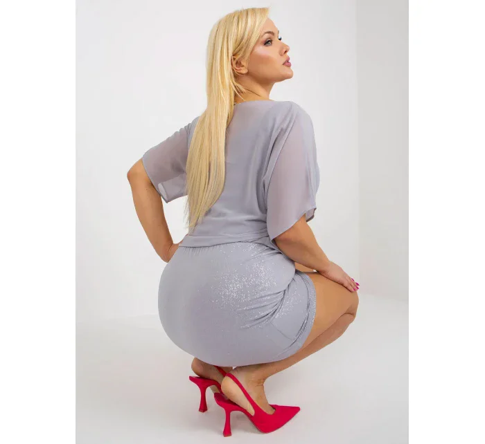 Dámske šaty 5822.71 šedá - FPrice