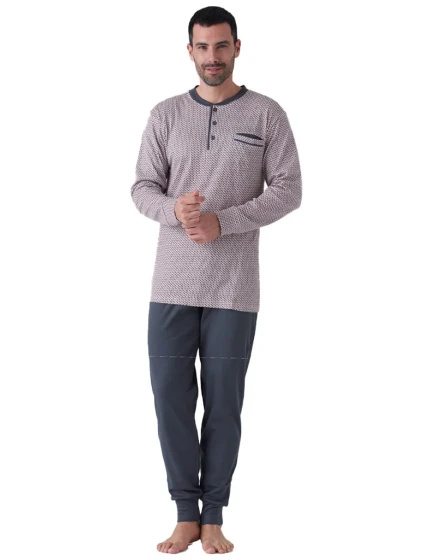 Pánske pyžamo Karelpiu KF7114 Pánske pyžamo Karelpiu KF7114