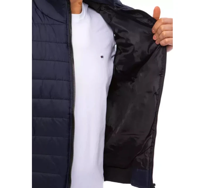 Pánská prošívaná tmavě modrá vesta Dstreet model 21964336 - FashionStreet Pánská prošívaná tmavě modrá vesta Dstreet model 21964336 - FashionStreet