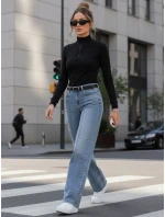 Dámský svetr se stojáčkem černý Dstreet model 21996354 - FashionStreet