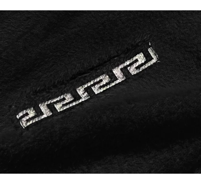 Černý přehoz přes oblečení alpaka s kapucí model 18026129 - S'WEST