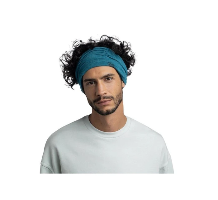 Šátek MERINO SOLID TEAL model 21465231 - Buff Šátek MERINO SOLID TEAL model 21465231 - Buff