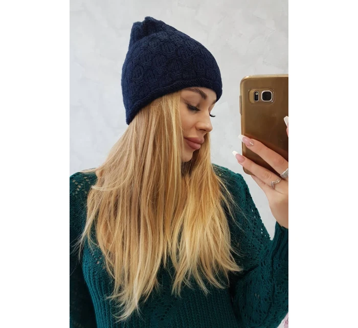 Čiapka Agata K222 námornícka modrá