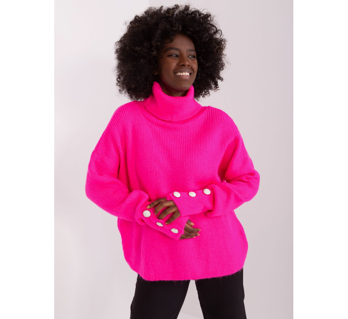 Jumper BA SW 015.01P fluo ružová