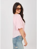 Blúzka D74515M11340A svetlo ružová