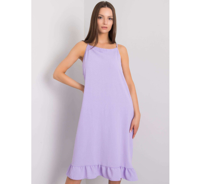 Svetlo fialové šaty bez ramienok od Simone