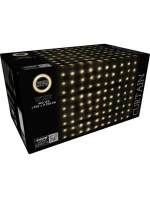 VIANOČNÉ STROMČEKY VONKAJŠIE/VNÚTORNÉ SVETELNÉ ZÁVESY 400 LED WW 200X200CM S DIAĽKOVÝM OVLÁDANÍM TEPLÁ BIELA