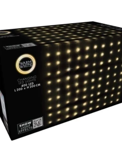 LAMPKI CHOINKOWE  400 LED  Z CIEPŁY BIAŁY model 21832499