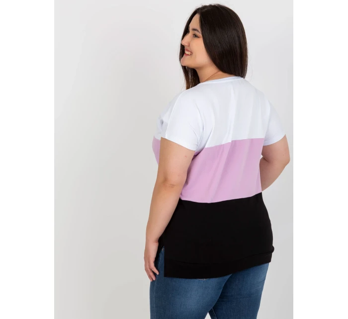 Bluzka RV BZ model 18617610 jasny fioletowy - FPrice Bluzka RV BZ model 18617610 jasny fioletowy - FPrice