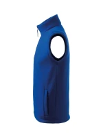 Ďalšia fleecová vesta unisex kráľovská modrá