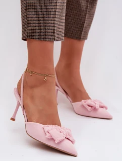 Sandále na podpätku model 224472 Krok vo veľkom štýle