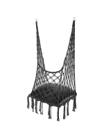 Závesná sedačka DRAGON HAMMOCK 60x60x115 cm s poduškou DARK GREY Závesná sedačka DRAGON HAMMOCK 60x60x115 cm s poduškou DARK GREY
