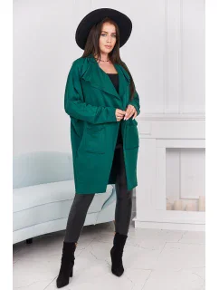 model 18856944 s kapsami tmavě zelená - K-Fashion