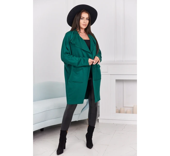 model 18856944 s kapsami tmavě zelená - K-Fashion model 18856944 s kapsami tmavě zelená - K-Fashion