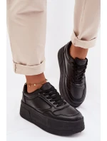 Dámské tenisky na masivní platformě Černé Feressa Dámské tenisky na masivní platformě Černé Feressa