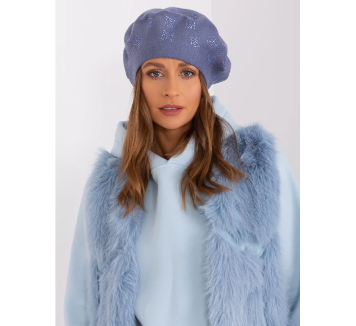 Czapka AT CZ model 18985157 ciemny niebieski - FPrice