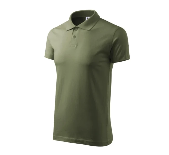 Single J. pánske polo tričko khaki