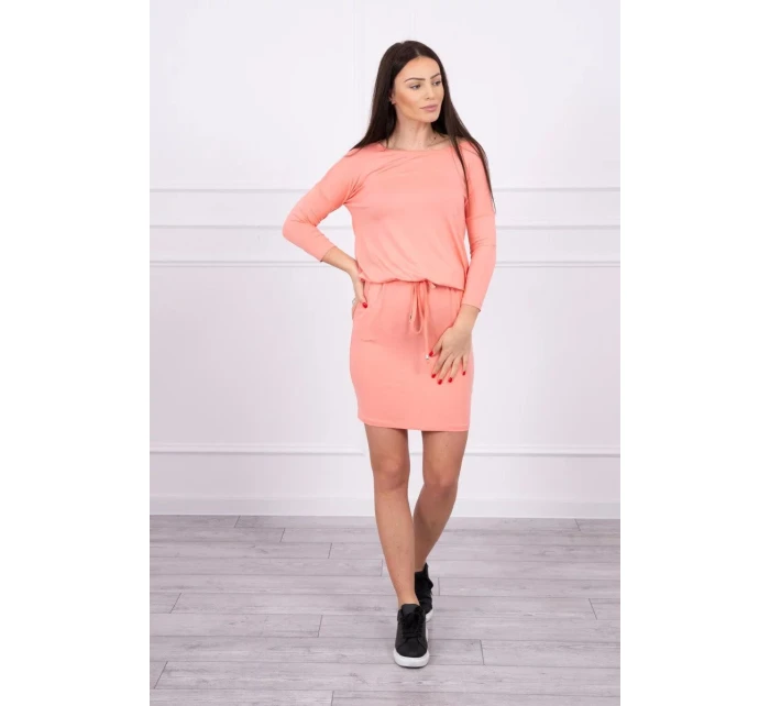 Dámske šaty 9013 / 16839 Apricot - Kesi
