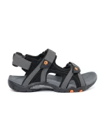 Designové  sandály dámské šedo-stříbrné bez podpatku