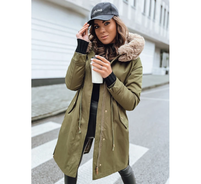 Dámska zimná bunda NADER zelená FashionStreet TY4031 Dámska zimná bunda NADER zelená FashionStreet TY4031