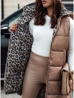 Dámská přechodná prošívaná vesta s kapucí oboustranná velbloudí Dstreet model 21980866 - FashionStreet Dámská přechodná prošívaná vesta s kapucí oboustranná velbloudí Dstreet model 21980866 - FashionStreet