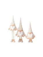 ZLATÉ MEDVEDE NA TELESKOPICKÝCH NOHÁCH 30X18X100CM ZLATÉ