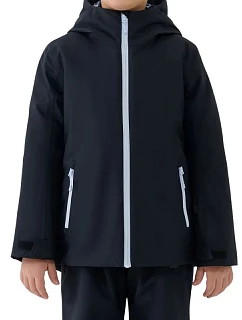 Dívčí lyžařská bunda  tmavě černá JWAW25TTJA 20S model 22131850 - 4F