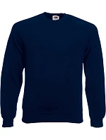 Fruit of the Loom Classic Raglan Sweat – raglánová mikina 16.2216, tmavomodrá