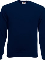 Fruit of the Loom Classic Raglan Sweat – raglánová mikina 16.2216, tmavomodrá