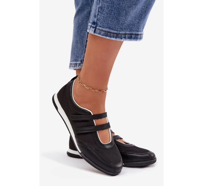 Sportovní dámské baleríny S Pásky Černé Farvessa