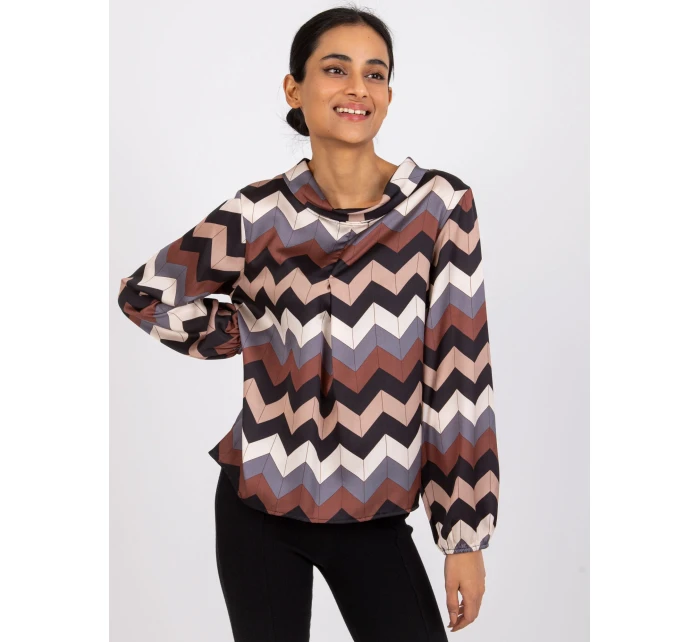 Halenka DHJ BZ model 17356201 černá a béžová - FPrice Halenka DHJ BZ model 17356201 černá a béžová - FPrice