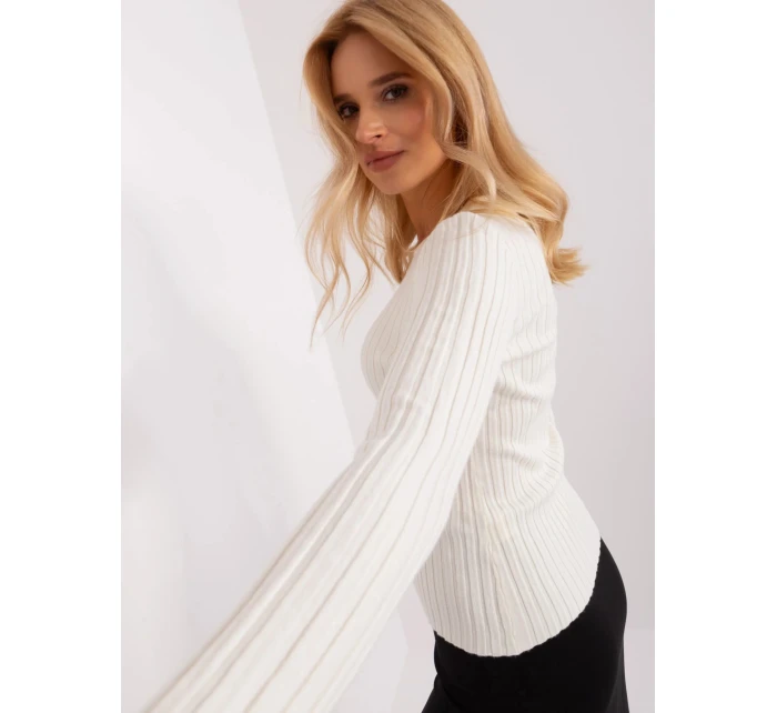 Dámský svetr PM SW model 21471949 Ecru - FPrice Dámský svetr PM SW model 21471949 Ecru - FPrice